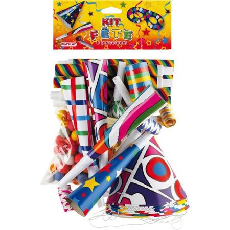 KIM'PLAY Set Fete pour 8 personnes