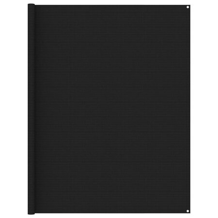 vidaXL Tapis de tente 250x550 cm Noir