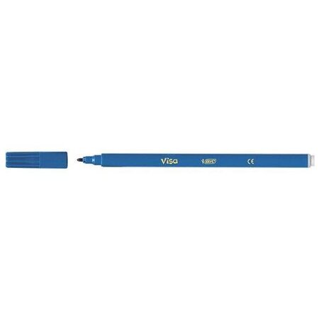 Boîte de 24 feutres de coloriage KIDS VISA Pte fine bloquée bleu BIC