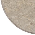 vidaXL Dessus de table Gris Ø60x2 5 cm Marbre