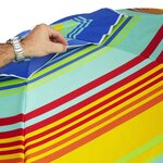 Eurotrail Parasol de plage UPF 50+ Arc-en-ciel