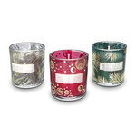 Coffret cadeau 3 bougies votives heart and home