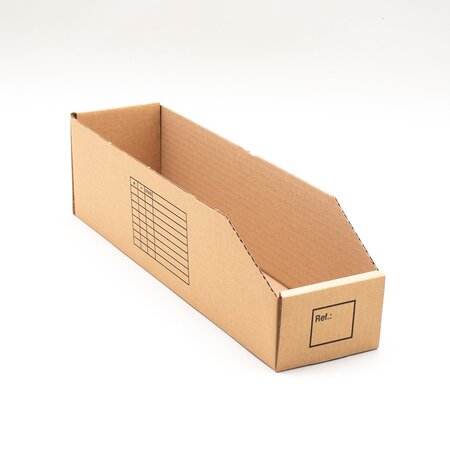 Lot de 3 bacs de stockage c5 40x10x11cm