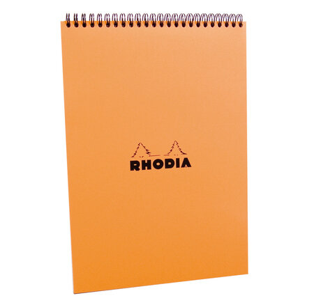 Bloc ri classic orange 21x29 7cm 80f 80g q.5x5 rhodia