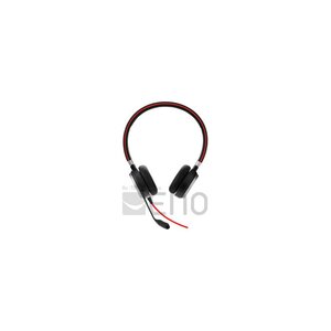 Jabra evolve 40 ms stereo casque audio - casque audio certifié microsoft pour voip softphone avec annulation passive du bruit -