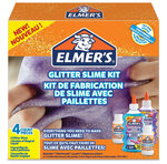 ELMER´S Kit de fabrication de slime pailleté  2 flacons de colle à paillettes de 177 ml  2 flacons de liquide magique de 68 ml