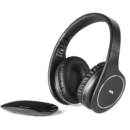 MELICONI HP EASY Casque Tv sans fil avec base émettrice compacte