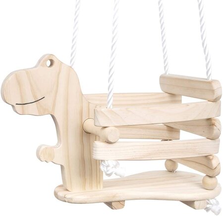 Balançoire Dinosaure Rex En Bois