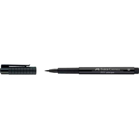 Feutre encre de chine pitt artist pen pointe pinceau 0 1 mm noir x 10 faber-castell