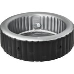 Spa gonflable rond led 6 places starry gris pvc armé ø204cm