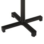 vidaXL Table de bistro Ronde Ø50x75 cm Bois de récupération massif