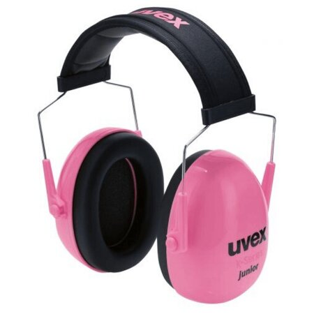 Casque enfant antibruit rose uvex
