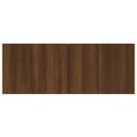 vidaXL Meubles TV 2 Pièces Chêne marron 80x30x30 cm Bois d'ingénierie