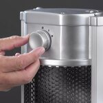 407908 eurom chauffage de terrasse à mettre sous la table argent 900 w 333589