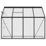 vidaXL Serre Anthracite Aluminium 5 24 m³