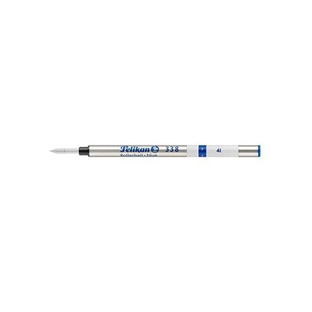 Recharge stylo roller à encre 338 pointe fine bleu x 10 pelikan