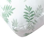 vidaXL Coussins de palette 2 Pièces motif de feuilles tissu Oxford