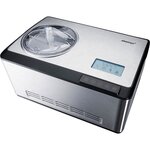 STEBA 055800 IC180 Sorbetiere 2 L - 180 W - 3 programmes - Inox et noir