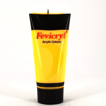 Peinture acrylique en tube jaune primaire 200ml - amt