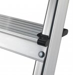 Hailo escabeau l60 3 marches 125 cm aluminium 8160-307