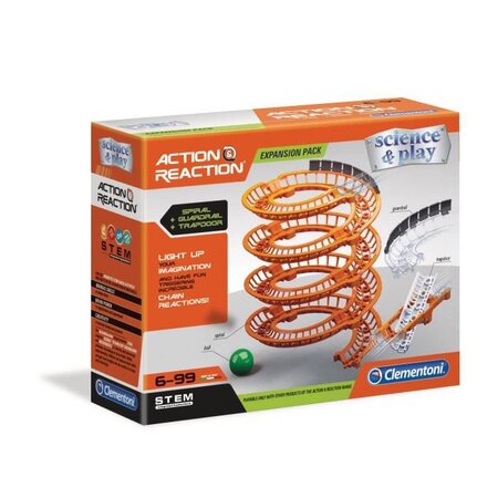 CLEMENTONI Action & Réaction - Spirale + Trappe