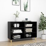 vidaXL Buffet Noir 103 5x35x70 cm Aggloméré