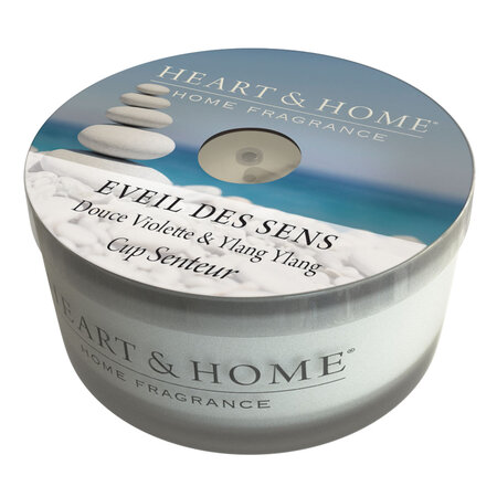Bougie cup heart and home éveil des sens