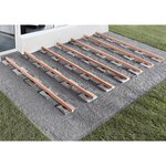 wolfcraft Bloc de support pour pose de panneau 20 Pièces 6987000