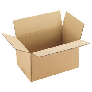 Caisse américaine kraft brun double cannelure h 20 x l 22 x p 35 cm - lot de 20 - tailleur ondulys