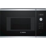 Micro-ondes grill encastrable bosch bel524ms0 inox - 20 l - 800 w - grill 1000 w