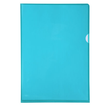 Etui Carton De 100 Pochettes Coin Pvc Lisse Haute Résistance 13/100e - A4 - Exacompta