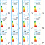 vidaXL Plafonnier Noir 5 ampoules E27