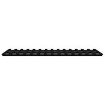 vidaXL Cadre de lit Noir 140x190 cm Bois de pin massif