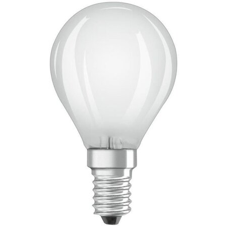 Osram ampoule led sphérique verre dépoli 4w=40 e14 chaud