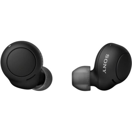 Sony wf-c500 - ecouteurs bluetooth sans fil - 20h autonomie - assistants vocaux - micro intégré appels mains libres - ipx4 - noir