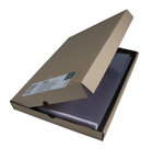 Etui Carton De 50 Pochettes Coin Pvc Premium 18/100e - A4 - Exacompta