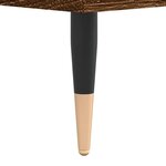 vidaXL Table de chevet chêne marron 40x35x47 5 cm bois d’ingénierie