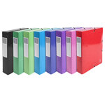 Boite De Classement Dos 60mm Iderama - A4 - Couleurs Assorties - X 8 - Exacompta