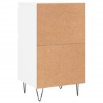 vidaXL Buffets 2 Pièces blanc 40x35x70 cm bois d’ingénierie