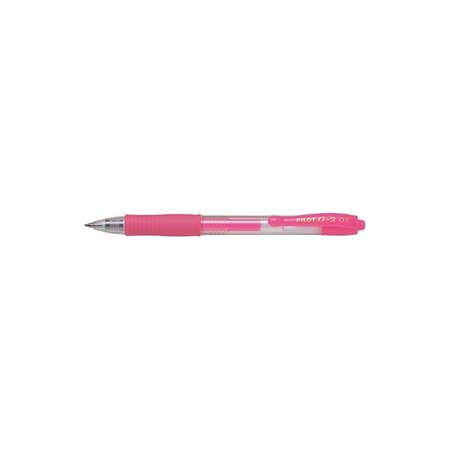 PILOT Stylo à encre gel G2 07 Néon, rose néon