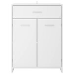 vidaXL Ensemble de meubles de salle de bain 4 Pièces Blanc