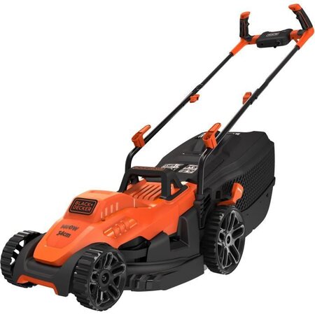 BLACK & DECKER Tondeuse  34cm 1400W - Poignée Bike BEMW461BH