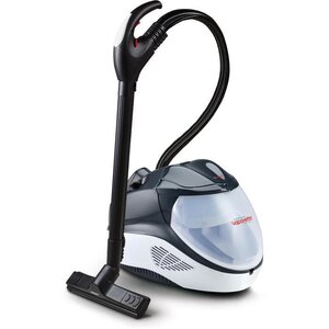Polti Lecoaspira FAV70 - nettoyeur vapeur avec aspirateur intégré - filtration HEPA - 5,5 BAR - 15 accessoires - noir /blanc.