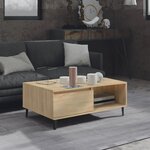 vidaXL Table basse Chêne sonoma 90x60x35 cm Aggloméré