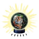 Puzzle 3d ball 72 p illuminé - les grands félins