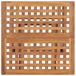 vidaXL Mobilier à dîner d'extérieur pliable 3 Pièces Bois solide de teck