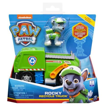 Pat patrouille véhicule et figurine rocky