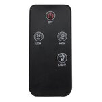 Sunred Chauffage suspendu Artix compact 1500W Halogène Noir ARTIX C-HB