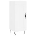 vidaXL Buffet haut Blanc 34 5x34x180 cm Bois d'ingénierie