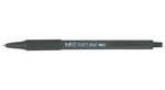 BIC Stylo à bille rétractable Soft Feel Clic grip, noir BIC
